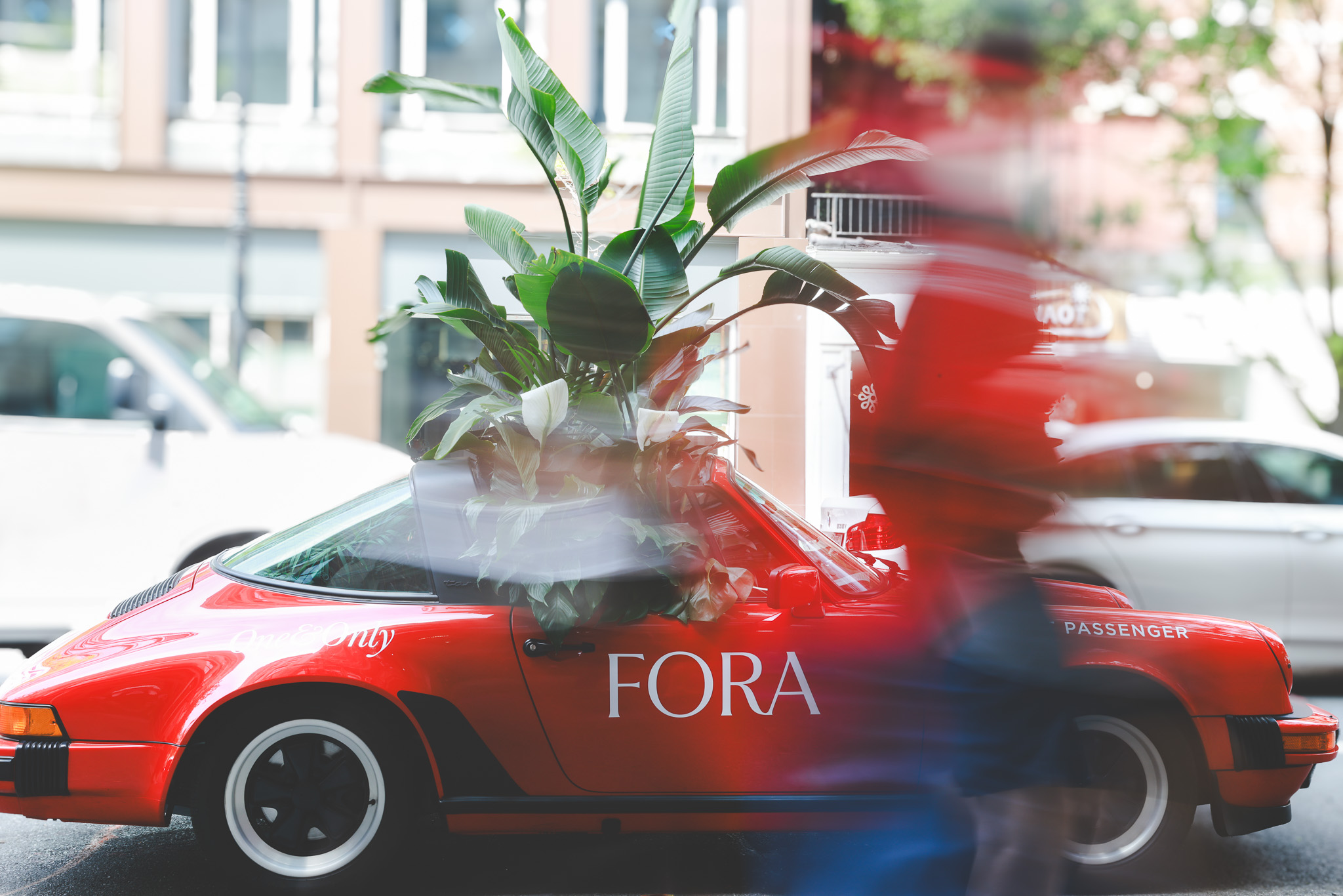 Fora Travel — red Porsche