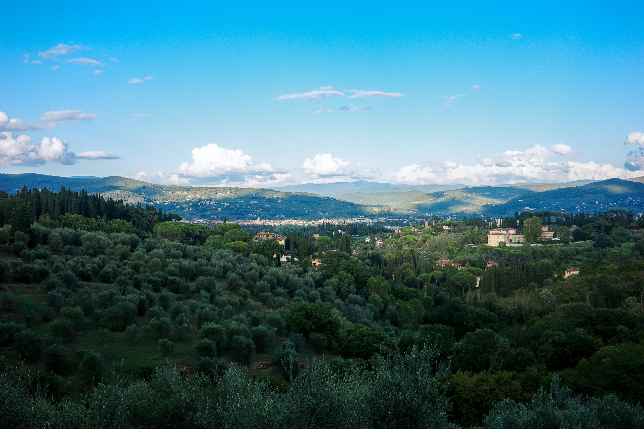Fiesole hills above Florence