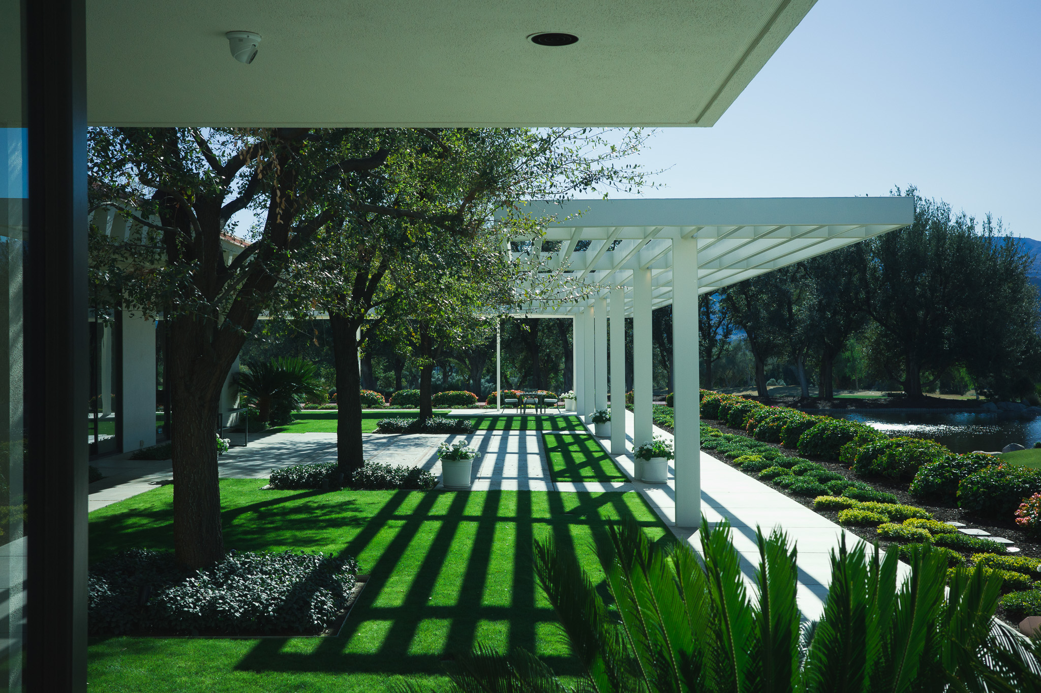 Sunnylands — pergola shadows